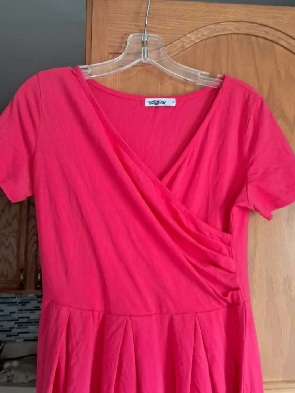 womens dress pink
